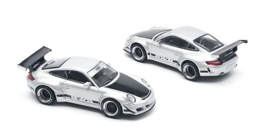 POP RACE - RWB 997 Argento - 1/64 - PR640130 - Immagine 3 di 3