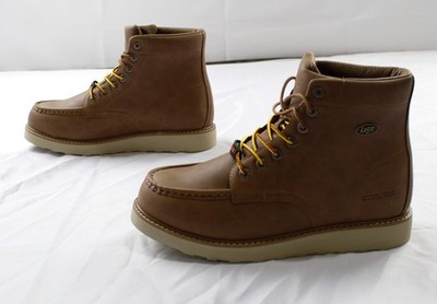 Lugz Men's Wide Monterey Steel Toe Boots JL3 Dark Cashew/Cream Size US:13 UK:12
