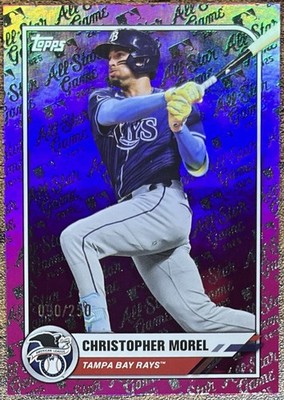 Christopher Morel 2025 Topps All Star Game Pink Foil #090/250 Rays #6