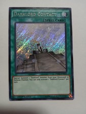 Yugioh Darklord Contact Secret Rare DESO-EN035 1st Ed Lightly Played
