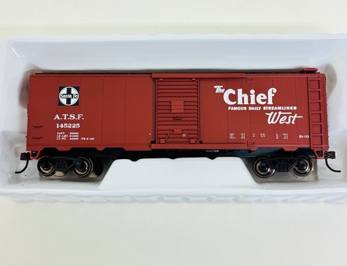 Bachmann Silver HO Santa Fe Chief 40' mapa caja coche #145225 16505 nuevo | Condition: New