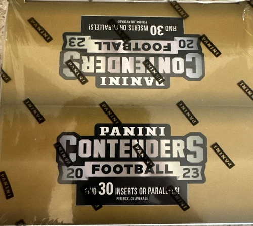 2023 PANINI CONTENDERS FOOTBALL FACTORY SEALED RETAIL BOX - 24 PACKS - STROUD