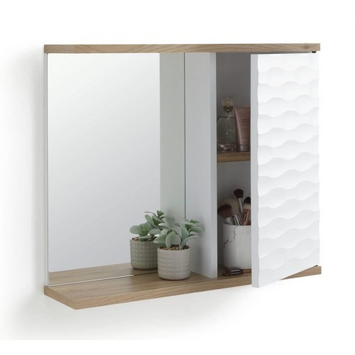 Habitat Zander Mirrored Bathroom Cabinet White 51.7 x 60 x 15 cm - Picture 5 of 7