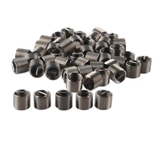 50PCS Helical Threaded Inserts M10x1.25 Nut Rivet Nut Tool KitStainless Steel...