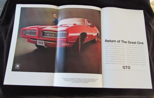 Lot of 11 1968 Pontiac Dealer Only SAMPLE Magazine Advertisements Firebird GTO - Picture 10 of 18