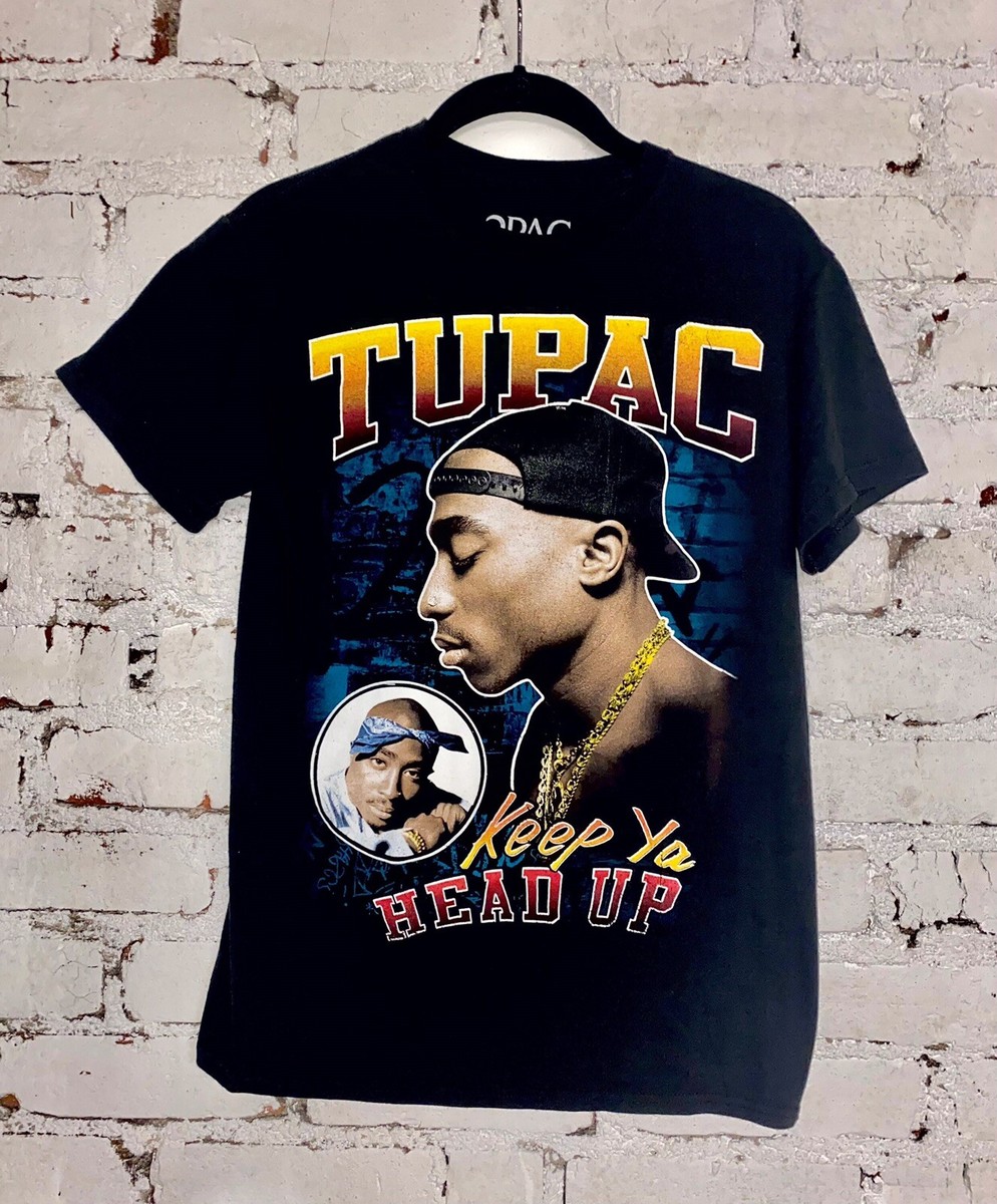 Tupac Keep Ya Head Up Graphic T-shirt, Size Small Men's | eBay