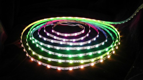 🇬🇧Sideways-bendable addressable RGB LED strip, 48LED/m SK6812C WS2812B S-shape - Picture 2 of 5