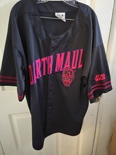 Vintage Star Wars Darth Maul Episode 1 Baseball Jersey Embroidered 2XL Lee Sport