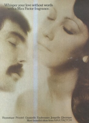 B11 VOGUE/HARPERS/NOVA ADVERT 12X9 MAX FACTOR FRAGRANCE