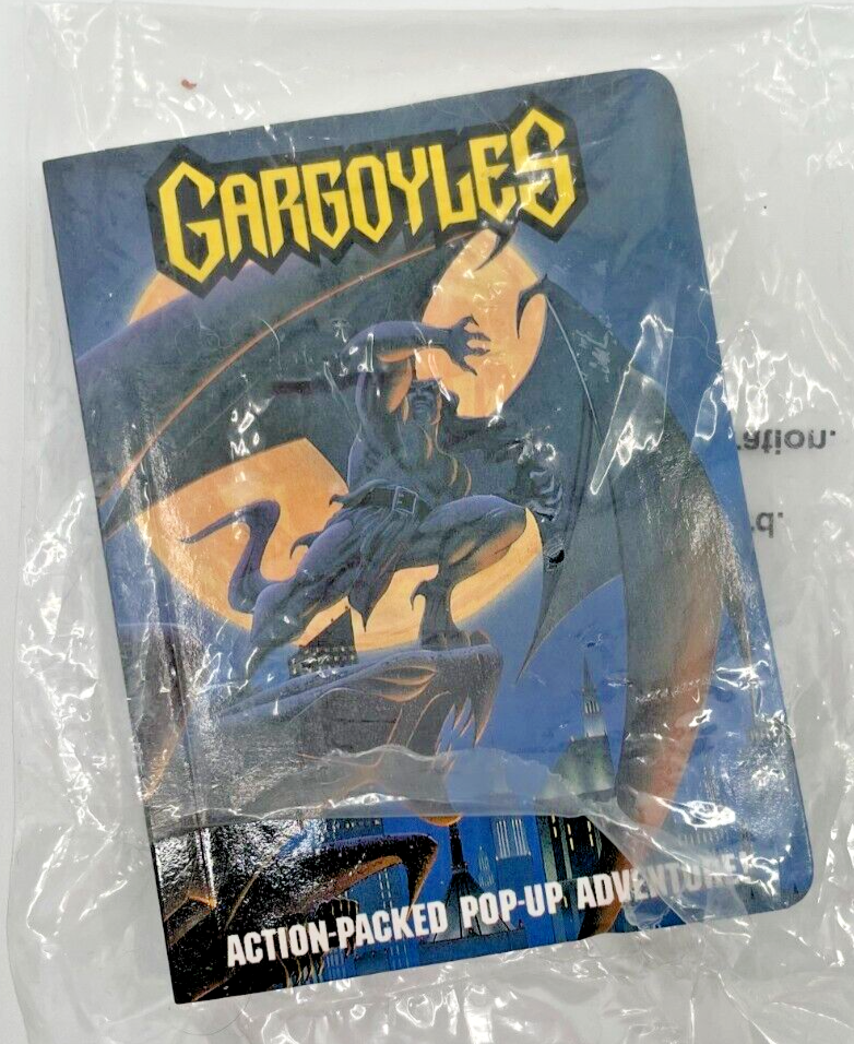 Burger King Kid's Club 1995 Gargoyles Defenders Of The Night Pop Up Book