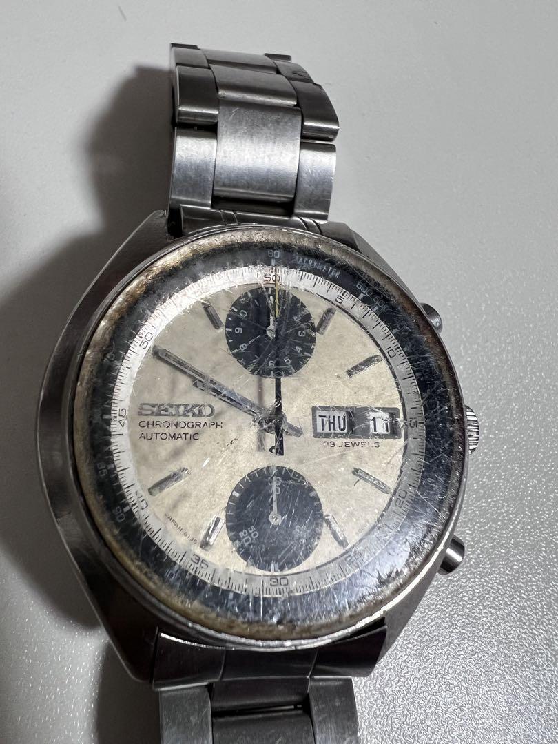 Seiko Chronograph 6138 8000 Automatic 42mm Vintage Black Seiko Chronograph 6138 8000 Automatic 42mm Vintage Black