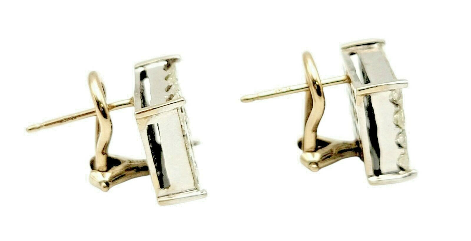 Earrings Diamond Quad Square Modified Brilliant 2… - image 4