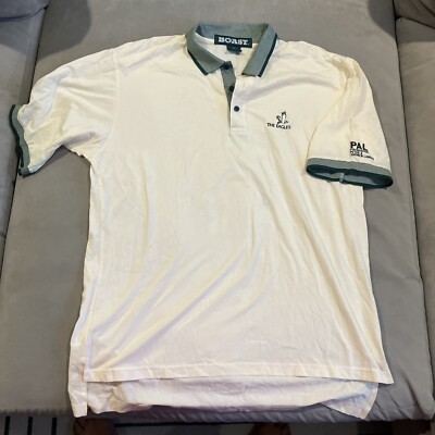 Awesome - Vintage - BOAST - The Eagles - Golf Polo - Made In USA - POT LEAF - L