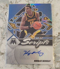 KEEGAN MURRAY 2022 23 CHRONICLES MOSAIC DRAFT PICKS BLUE SCRIPTS AUTO RC /49
