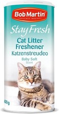 BABY SOFT LITTER FRESHENER - (400g) - Bob Martin Cat Tray Scent bp Fresh Powder 6.73 per kilo