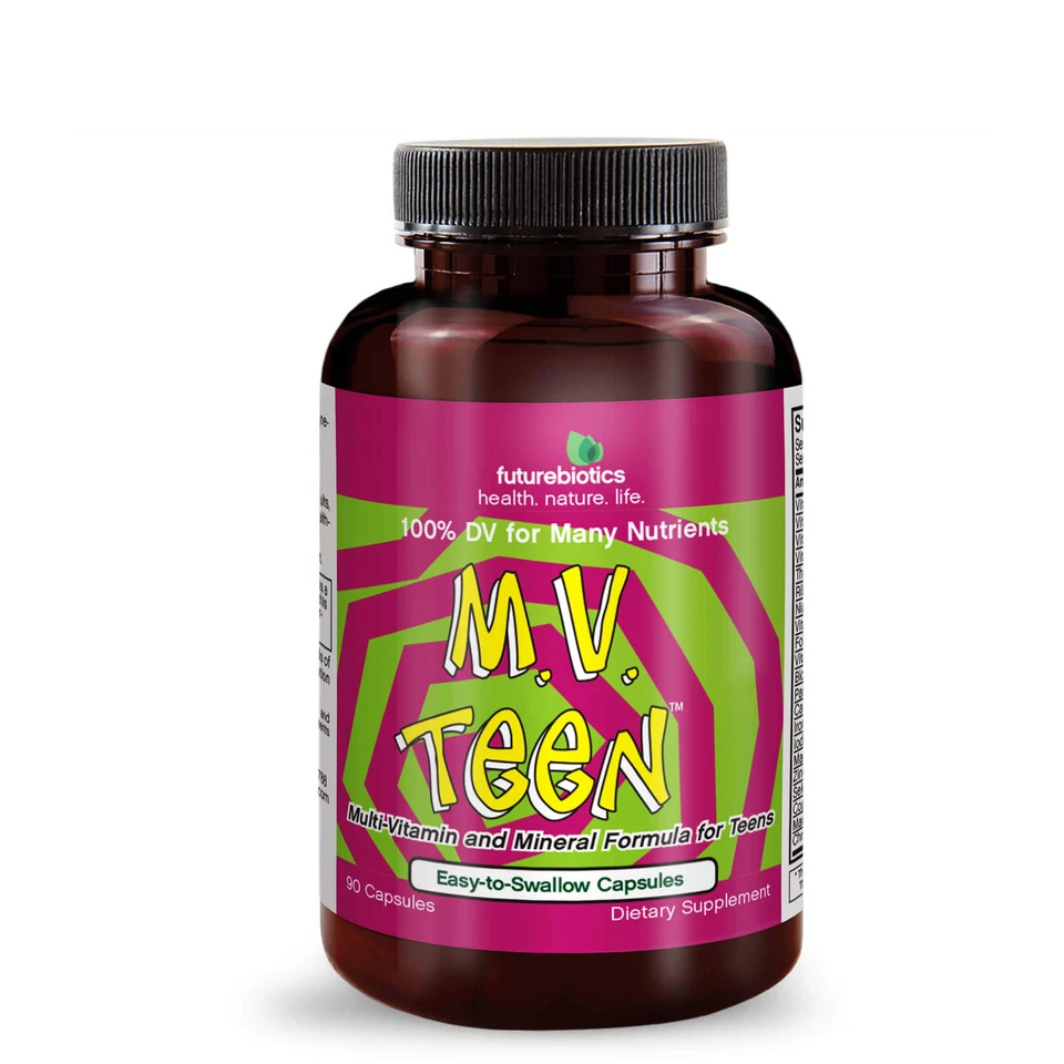 Futurebiotics M.V. (мультивитамины) для подростков, 90 вегетарианских капсул - Изображение 3 из 4
