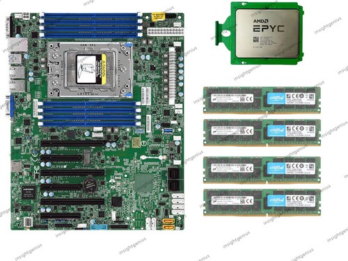 Supermicro H11SSL-i + AMD EPYC 7532 CPU + 2133MHz ECC REG RAM Multiple choices - Afbeelding 5 van 9
