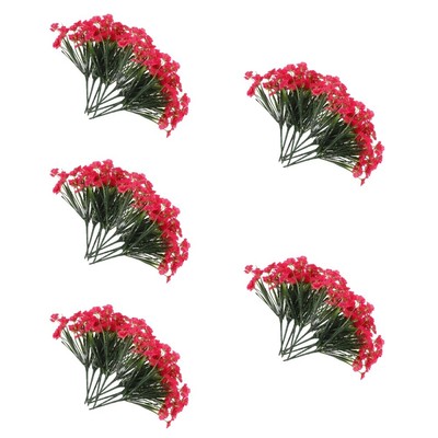  5 Count Gefälschte Blumensträuße Künstliche Schleierkrautblüten