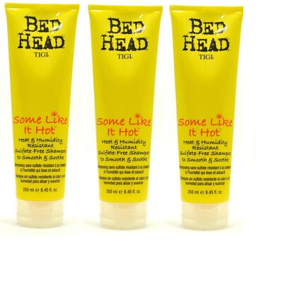 Bed Head by TIGI Some Like It Hot Shampoo 8.45 oz  (Pack of 3)