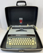 SCM Smith Corona Coronet Electric 12 Portable Typewriter With Case thumbnail