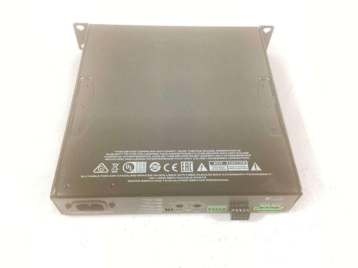 Amplificatore Di Potenza QSC SPA2-60, 2 Canali, 60W Per Canale A 4 Ohm/70V, Usato