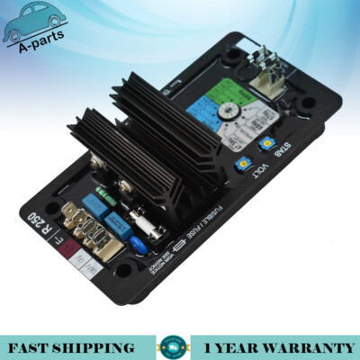 AVR R250 Automatic Voltage Regulator Controls Module Card For Leroy Somer