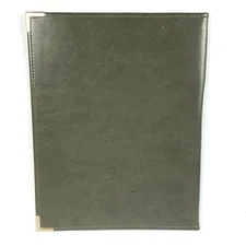 Northern Telecom Desktop Notepad Folder Advertising Vinyl Covered  Samsill 7001