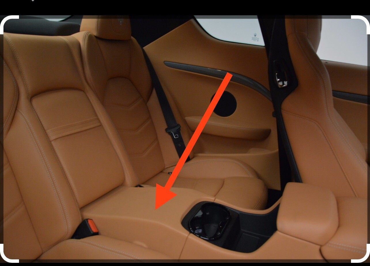 Maserati Gran Turismo Rear Center Console Cover P/N 68489708 NEW OEM