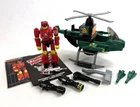 Over-Run Helicopter Vintage Transformers G1 Action Masters Complete Set 1990
