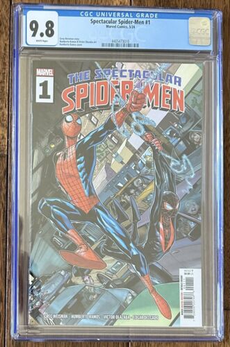 Espectacular Spider-Men #1 - Miles Morales/Peter Parker - Marvel 2024 - CGC 9,8 - Imagen 1 de 2
