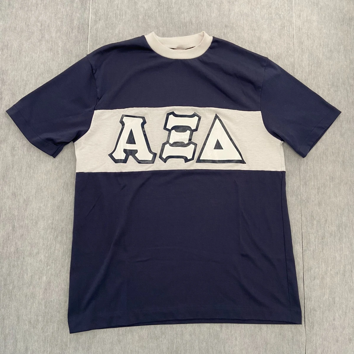 VINTAGE Alpha Xi Delta Shirt Adult Medium Blue Sorority Wolf And