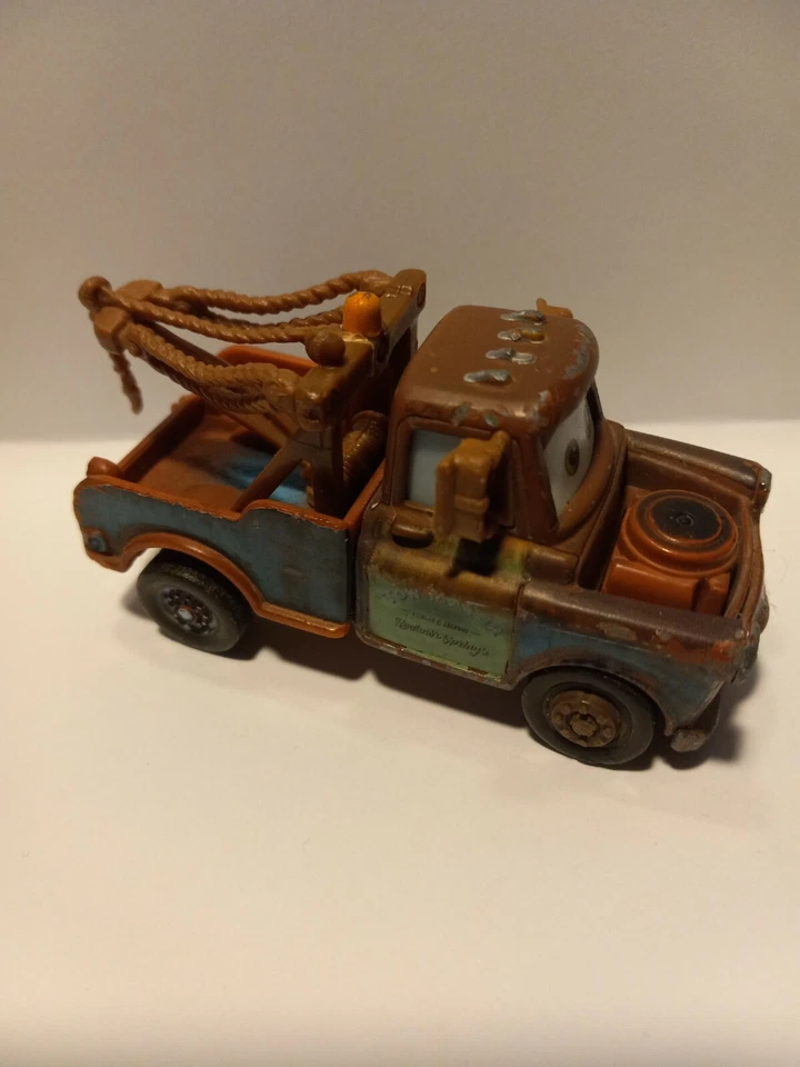 Toys Car Disney Pixar Cars Tow Mater 1:55 金属塑料压铸  — 第 3/4 张图片