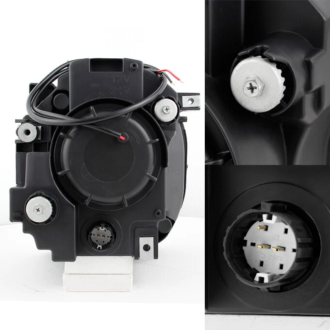 Fit Black 15 16 17 18 Jeep Renegade Projector Headlights w/DRL Led Light Bar - Image 4 of 4