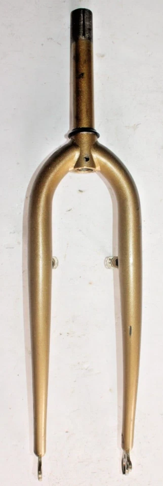 Vintage Rigid MTB Bike Fork 26" 1" Threaded 154mm Canti Gold Hybrid USA Shipper! - Image 2 of 4