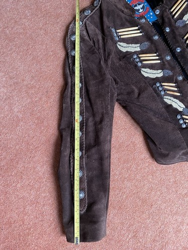 Native American Style Suede Jacket - Picture 11 of 19