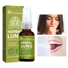 1-5x Breath Detox Herbal Lung Cleansing Spray  30ml 2025
