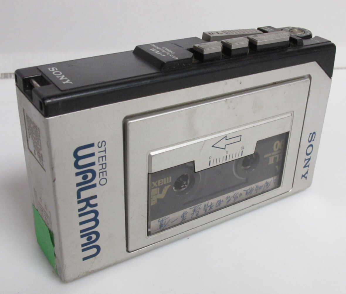 Vintage Original Sony Japan WM-1 Walkman, physical damage