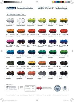 Schmincke Aero Color Professional Airbrushfarben - 28ml/250ml