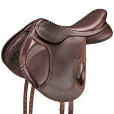 Arena By Bates Monoflap Jump Saddle Mono XC Adjustable Leather HART 16.5" - 18"