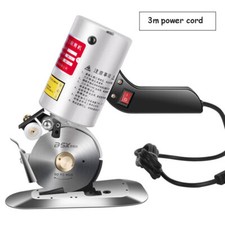 Electric Cloth Cutting Machine Fabric Cutter Rotary Scissors Round Blade 90 mm