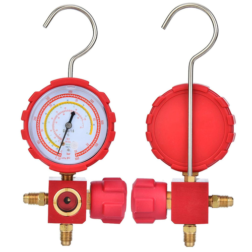 A/C Manifold Gauge Air Condition Manifold Gauge High Pressure Refrigeration Tool - Picture 2 of 8
