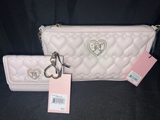 Juicy Couture Flawless Blush Pink Shoulder Bag And Matching Wallet Set