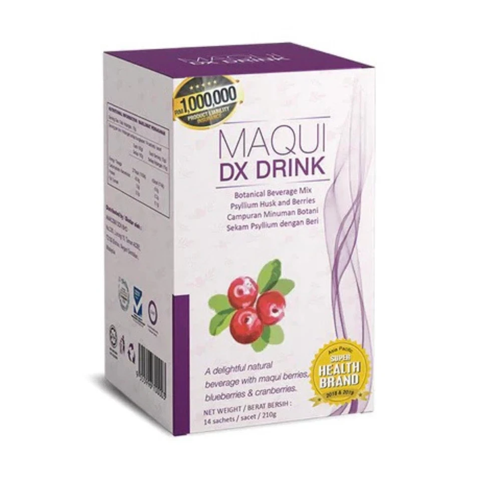 1 Cajas MAQUI DX / Bebida Desintoxicante 100% Natural Bayas Bayas Dieta Foto 3 de 4