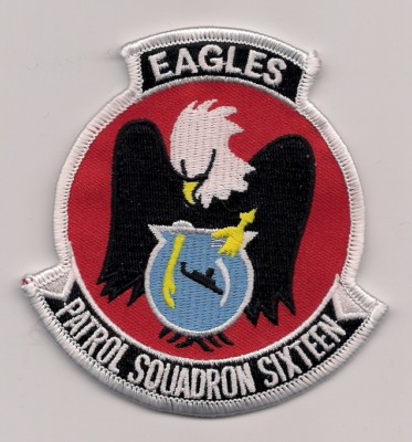 VP-16 EAGLES MARITIME PATROL SQUADRON patch NAS JACKSONVILLE era
