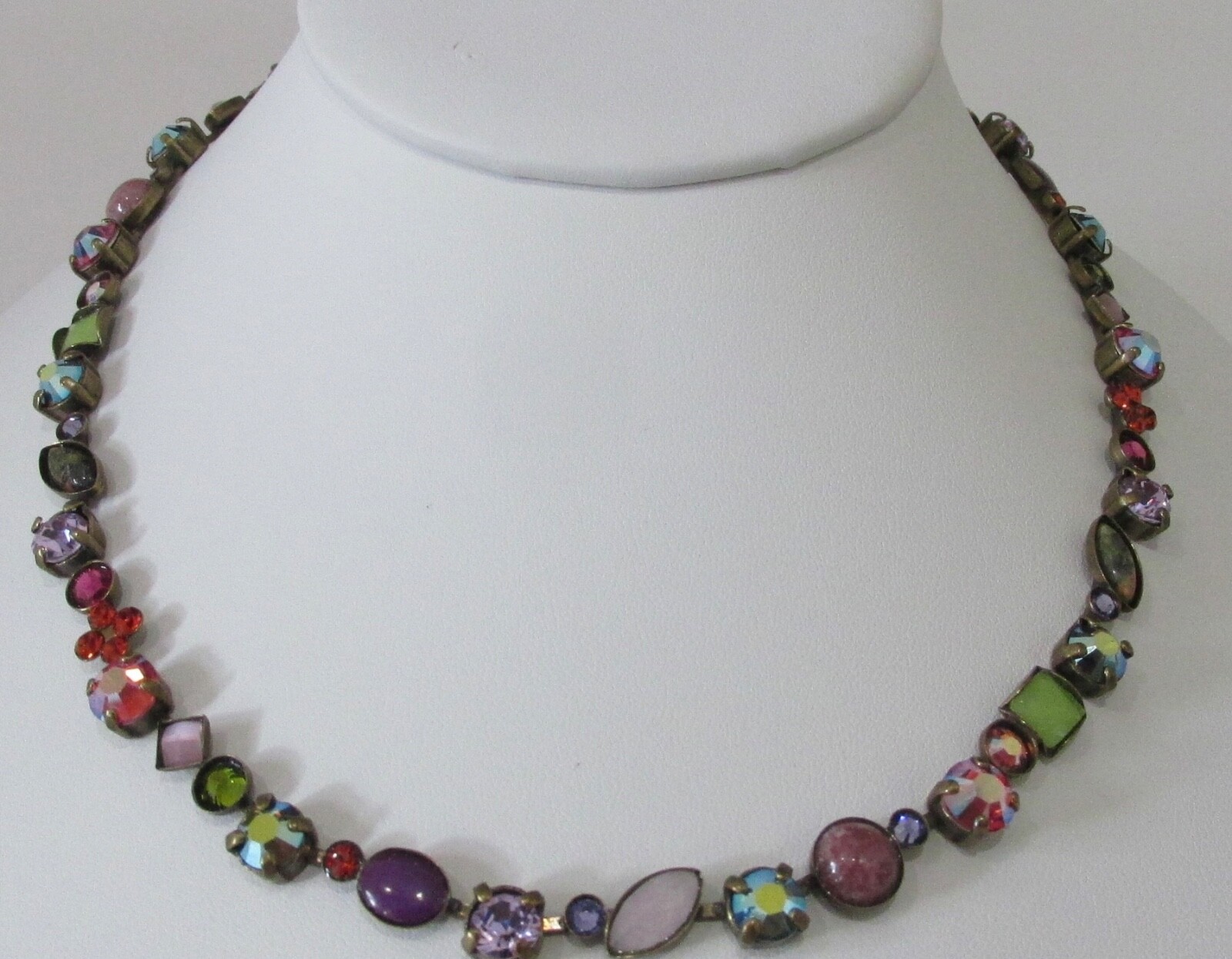 Sorrelli Coneflower  Necklace NAQ3AGCNF Antique gold tone