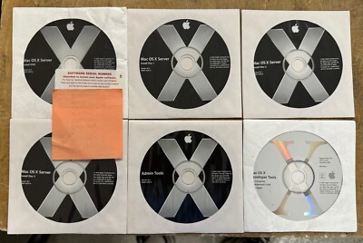 Apple Mac OS X Server 10.4 Tiger 10-Client w/2 LICENSES (M9769Z/A