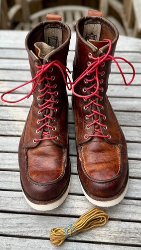 Red Wing 877 Irish Setter Moc Toe EU 46 / 46,5 US 12 Neue Sohlen - Bild 2 von 10