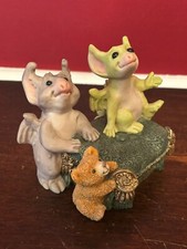 Pocket Dragons Real Musgrave Signed Best Seat in the House Figurine RARE M