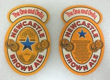 10 -  NEW CASTLE BROWN ALE . Brewery Beer Pub Coasters THE ONE AND ONLY New
