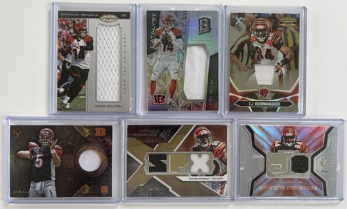 Cincinnati Bengals | Lot of 275 Cards | 10 Autos | 8 Jerseys | 128 Rookies - Foto 5 di 15
